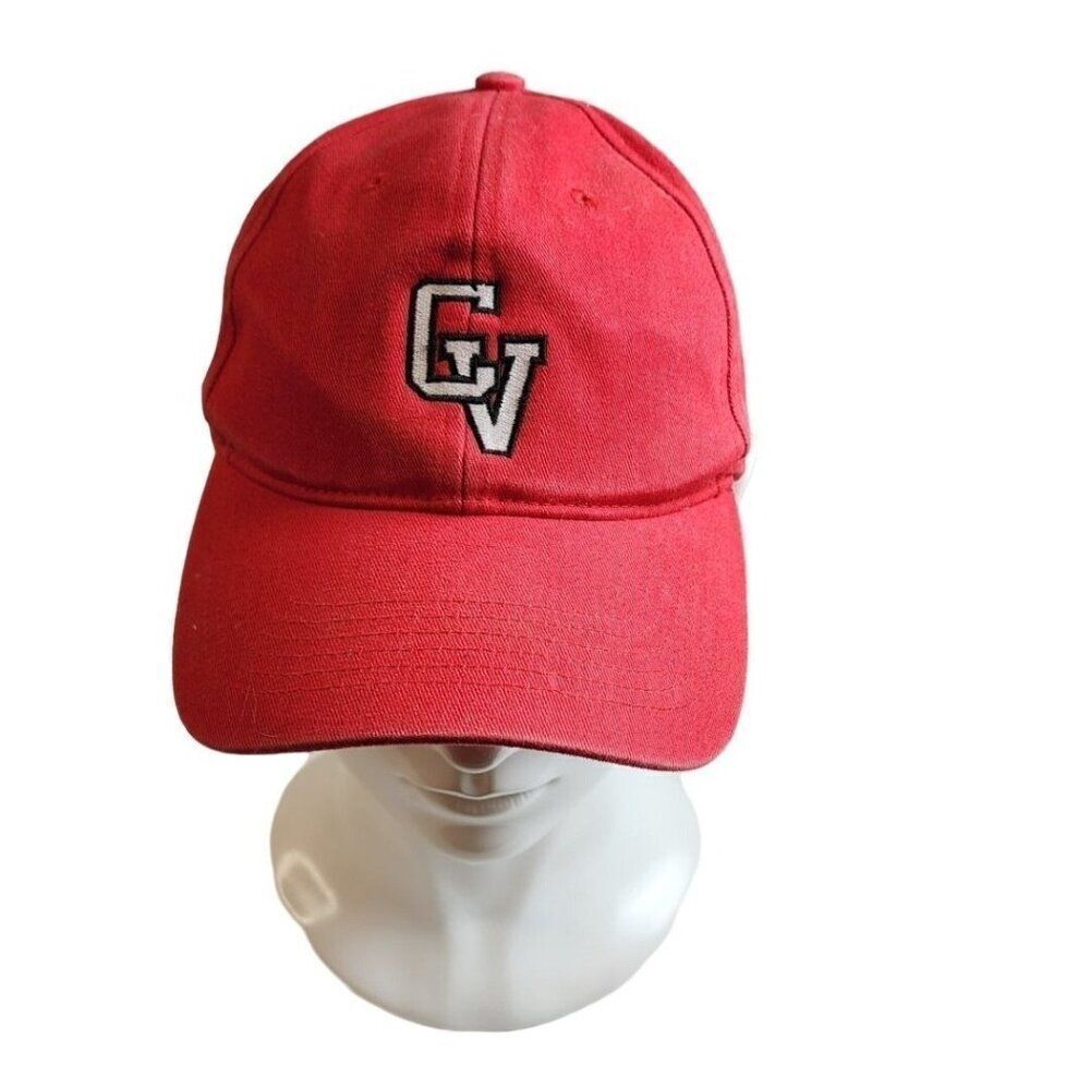 Red Richardson Baseball Cap with CV Logo